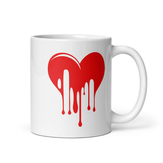 Heart Mug - Love-Inspired Heart Melting Ceramic Cup - 
