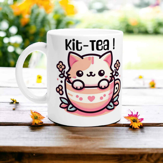 Pawsitively Adorable - 'Kit-Tea' Cat in a Cup Mug