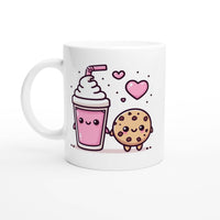 Kawaii Food Couple Mug - Adorable Ceramic Mugs for Coffee & Tea