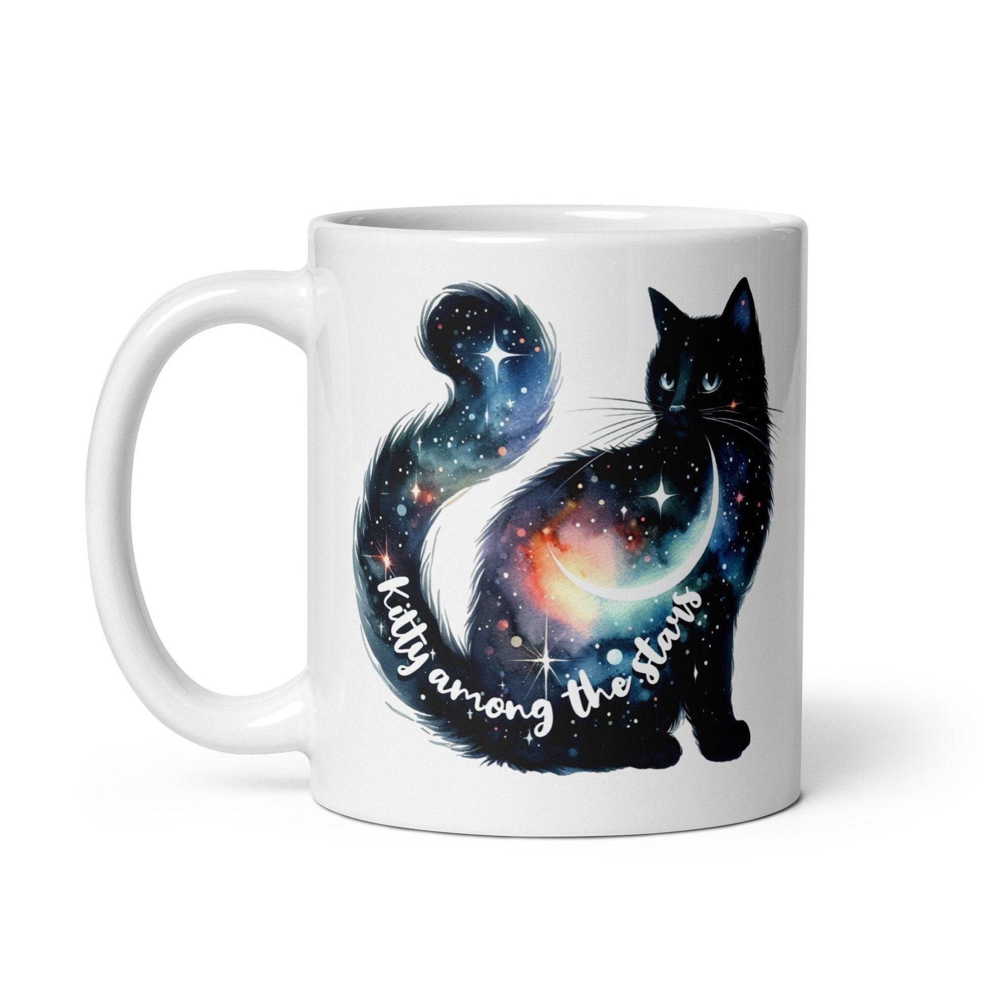 Celestial Mug - Charming Celestial Kitty Design - 