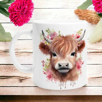 Cow Coffee Mug - Handcrafted Ceramic Cow Cup